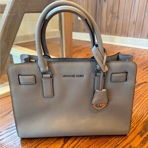 Michael Kors Grey Satchel Bag